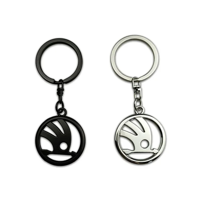 Metal Car Keychain Pendant Key Ring Key Accessories for Skoda Octavia Kodiaq Superb Yeti 2 A7 Tour RS Rapid Kodiak Fabia