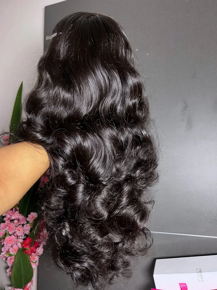 250% 4x4 5x5 إغلاق شعر مستعار الجسم موجة غلويليس شعر مستعار شعر الإنسان 13x6 HD الدانتيل الباروكة الأمامية البرازيلي شفافة 13x4 الدانتيل الجبهة الباروكات #1