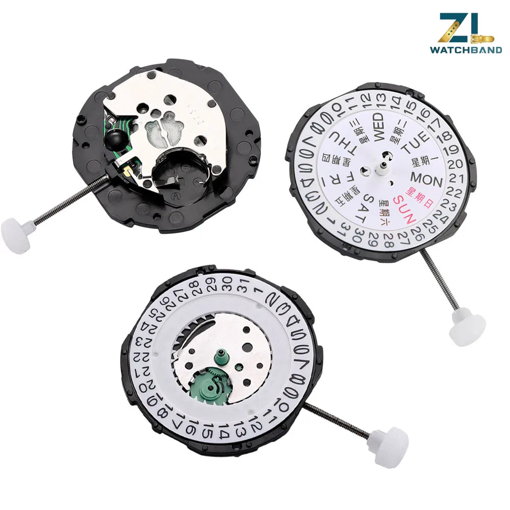 Sl28 Quartz Movement Replacement Three Hands Calendar Date A Cheap Alternative To 2105 Movement