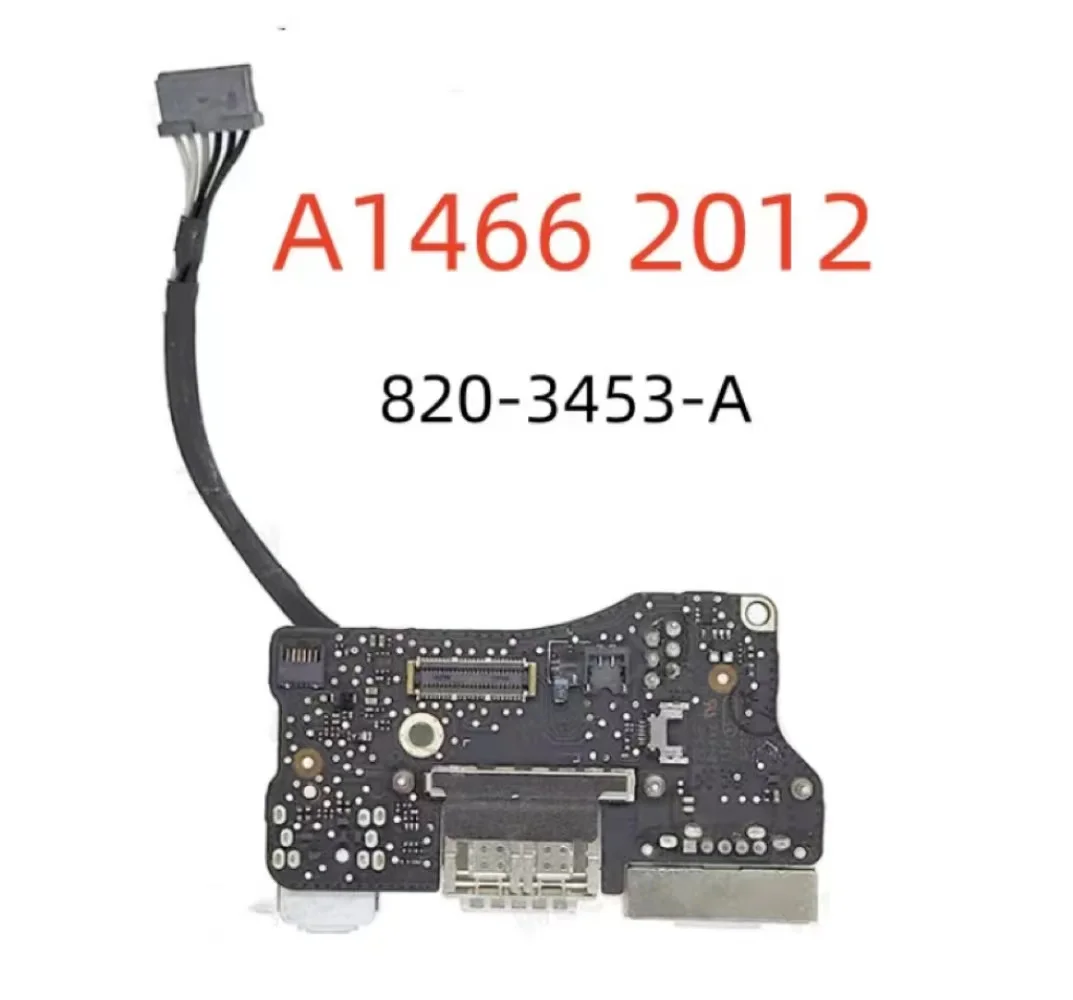 

DC JACK FOR A1465 A1466 I/O USB Audio Board Power DC-IN Jack For Macbook Air 11" 13" 820-3214-A 820-3455-A 820-3213-A 820-3453-A