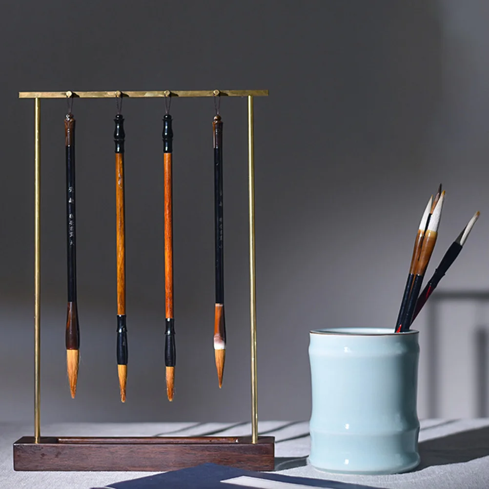 1 قطعة حامل قلم أسطواني السيراميك الخط فرشاة تخزين جرة منظم سطح المكتب الخزف حامل القلم الرصاص نمط خمر