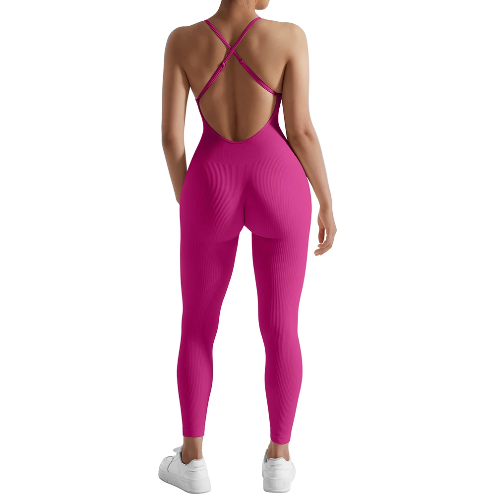 Monos Bodycon para mujer, ropa deportiva informal, traje de Fitness, ropa de gimnasio, monos, trajes de mujer