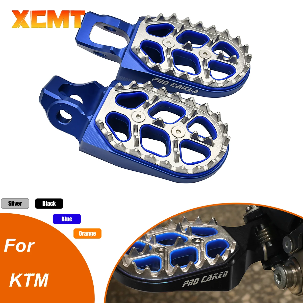 

Motorcycle Footpeg For KTM Husqvarna Foot Rest Pegs Footrest TC FC TE FE TX FX FS 85 125 150 200 250 300 350 450 501 2016-2023