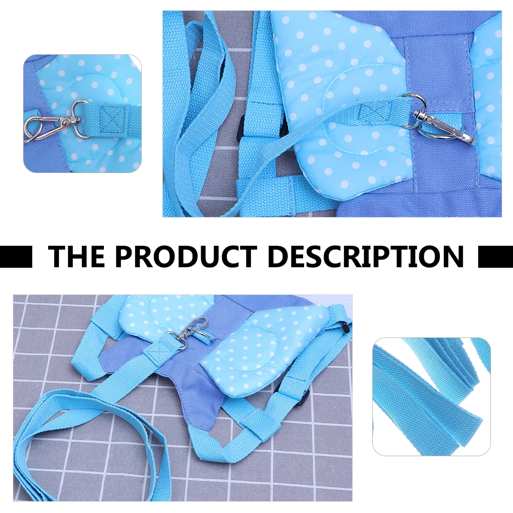 

Anti Lost Backpack 1 Toddler Leash Stroller Sky blue Polyester Walking Belt Cartoon Harness Child Safety Kids