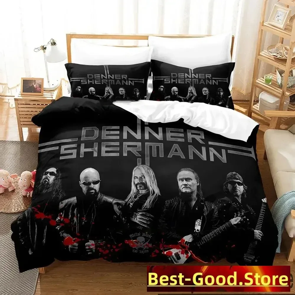 3D Print Denner Band Shermann Bedding Set Boys Girls Twin Queen King Size Duvet Cover Pillowcase Bed boys Adult