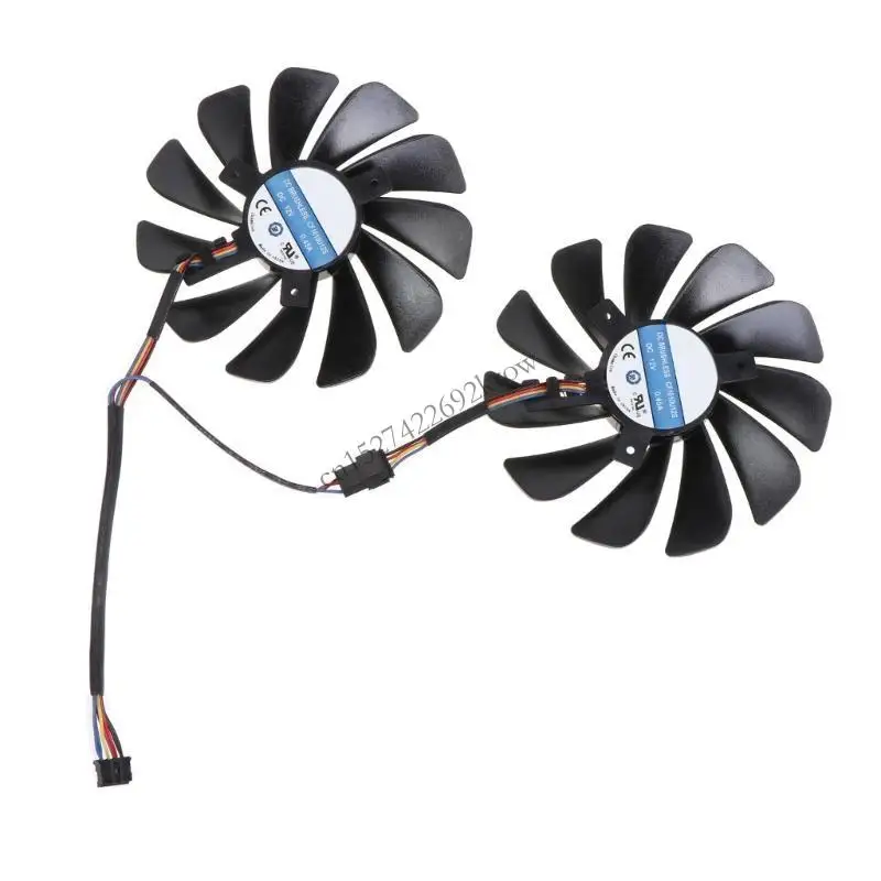 2pcs/set 95mm CF1010U12S FDC10U12S9-C RX5700 GPU FAN For Radeon RX 5700 XT 5700XT Graphics Card Cooling Fan R9CB