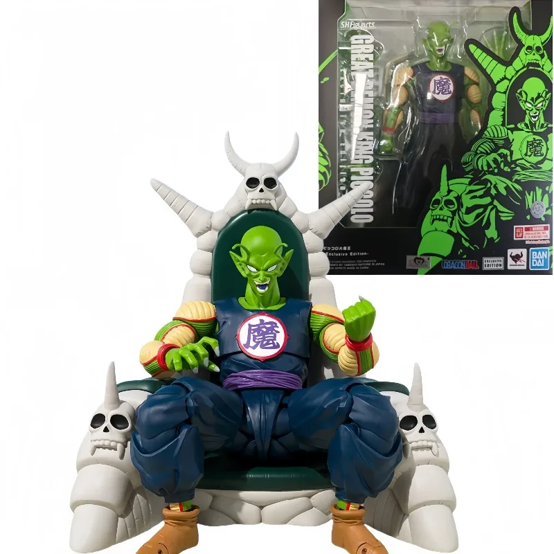 

Оригинальная фигурка BANDAI SHF DRAGON BALL GREAT DEMON KING PICCOLO, эксклюзивная серия, готовая модель, аниме, экшн-игрушки, подарки