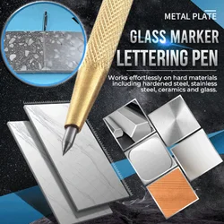 1PC Metal Plate Ceramic Glass Scribing Pen Lettering Pen Tile Glass Tungsten Steel Knife Metal Stone Carving Tool