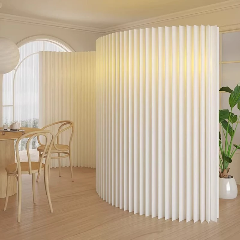 Office screen partition foldable paper wall small apartment without punching fake wall beauty salon partition fence baffle wall