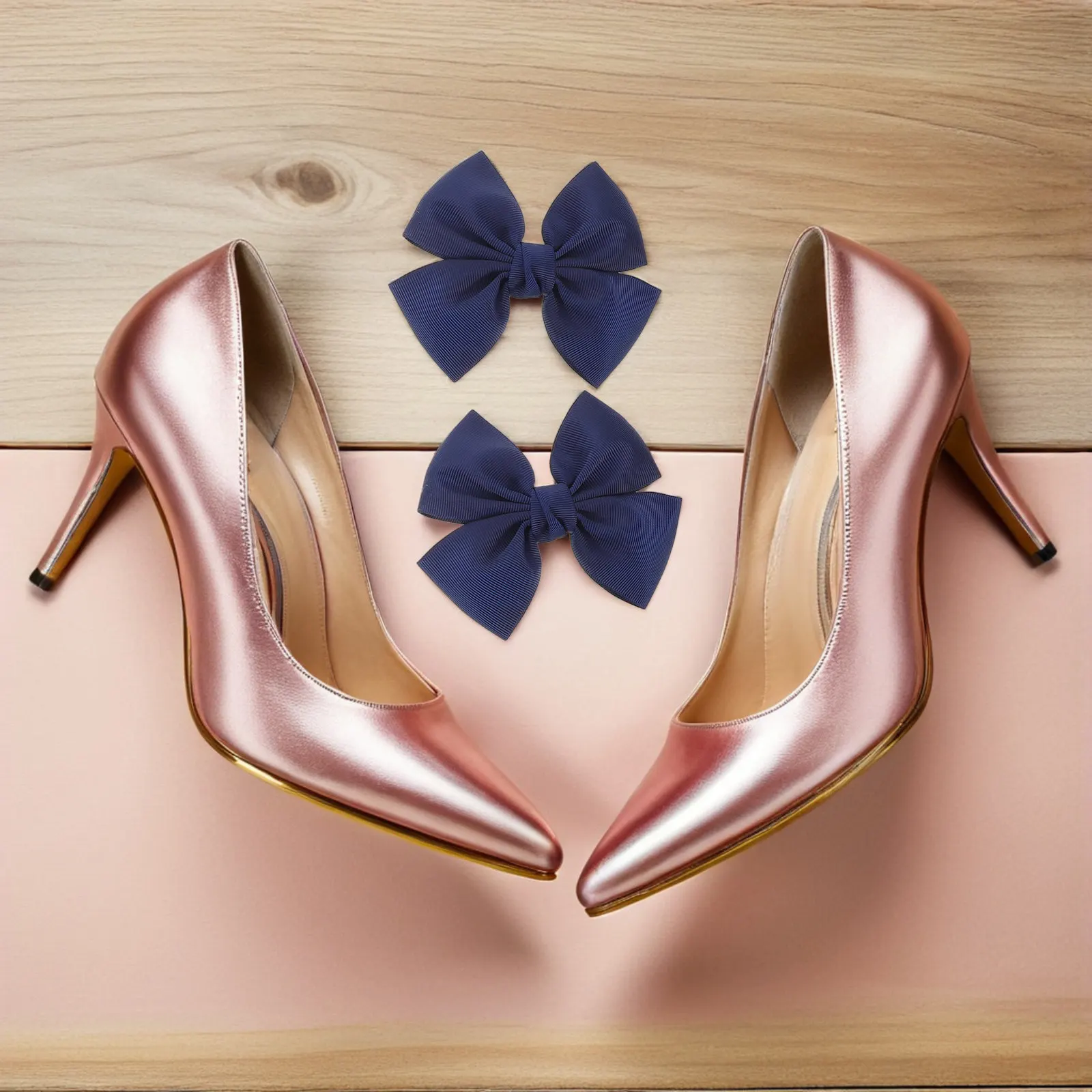 

Зажимы для обуви с бантом для женщин, цветочные украшения для свадебных туфель, съемные искусственные цветочные подвески для балеток, сандалий и высоких каблуков