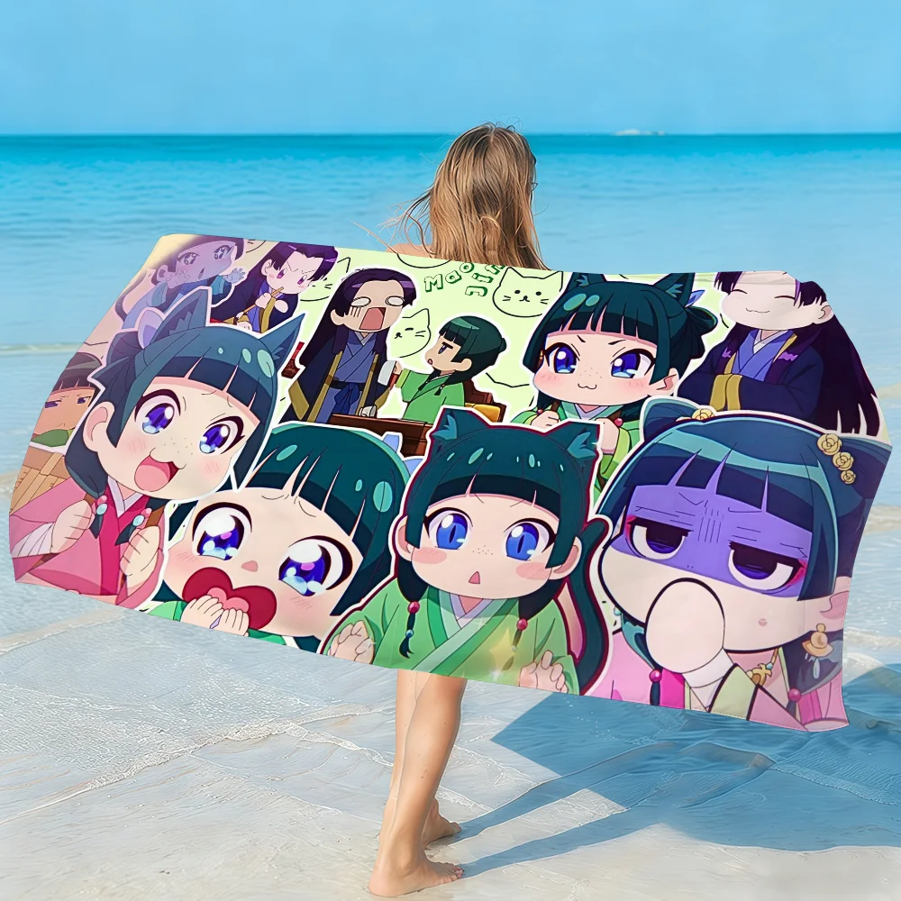 Anime The Apothecary Diaries-S Towel Soft Lightweight Anti-Sand Large Beach Towel Quick-Drying Bath Sports Family