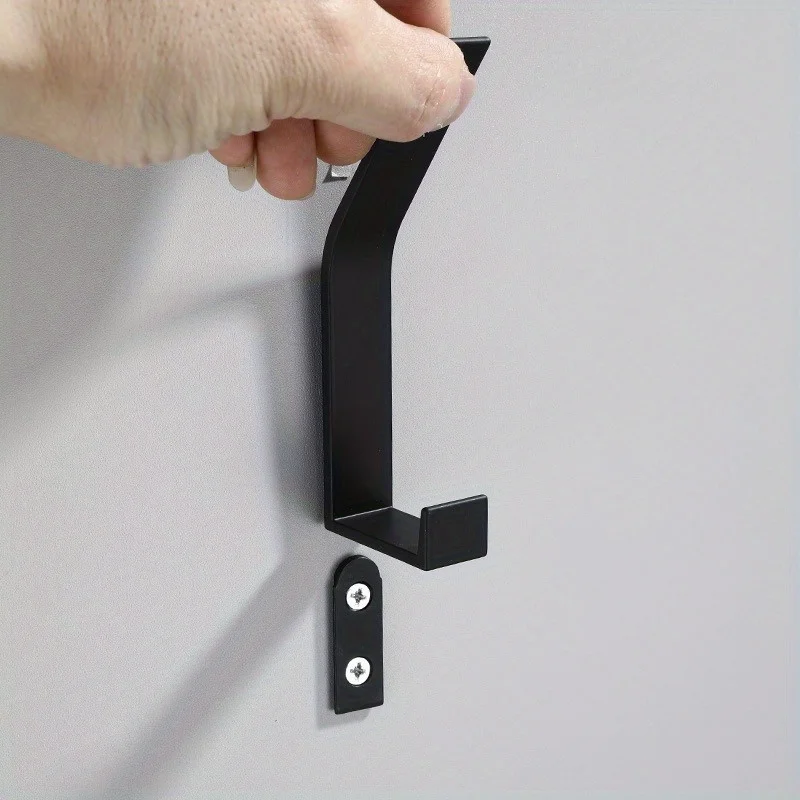 6PCS Hook with Strong Adhesive To Wall Kitchen and Bathroom Strong Load-bearing Punching Clothes Hanging Door and Sticking Hook