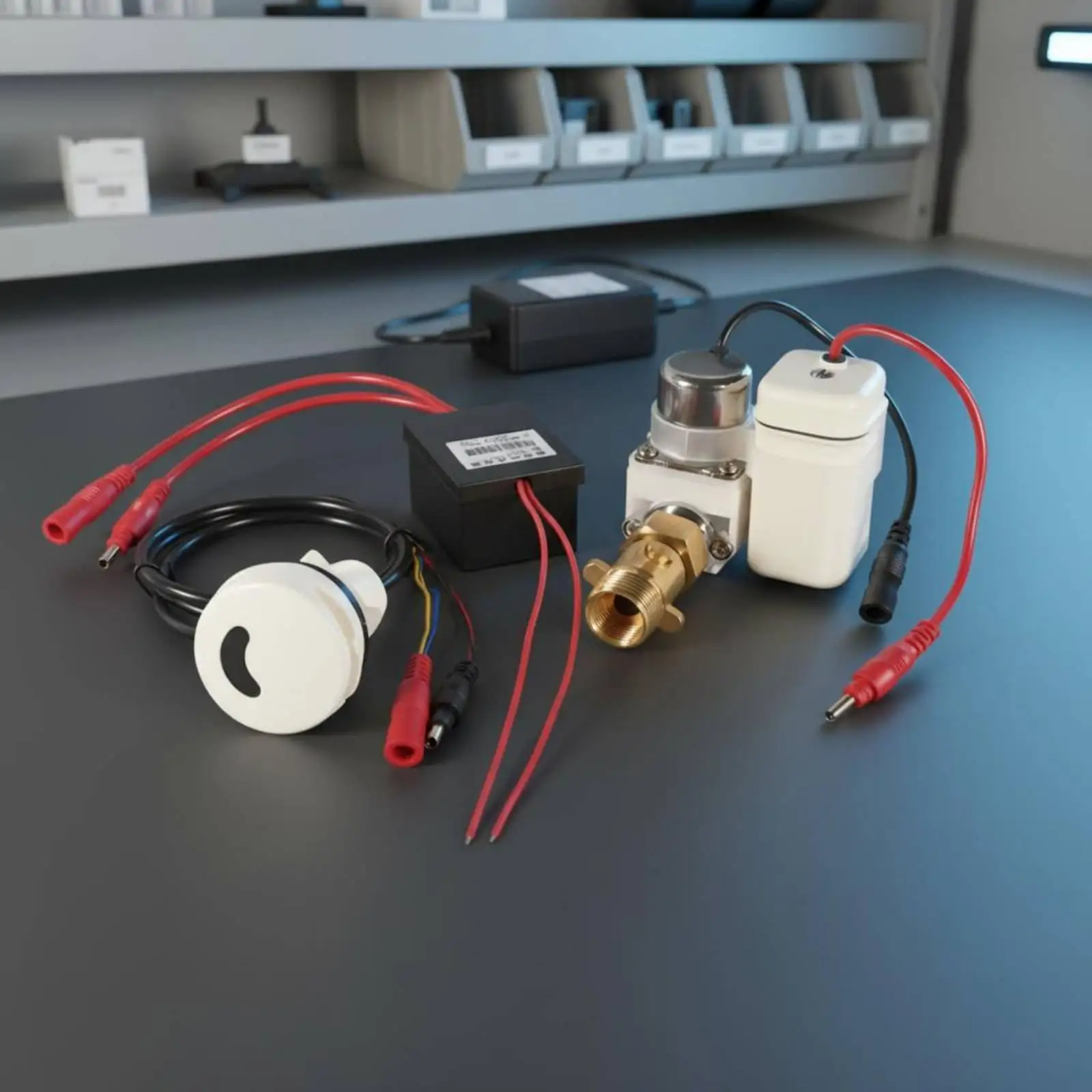 Infrared Bathroom Urinal Sensor Flush Valve Hygiene System for Public Restroom Ceramic Installations