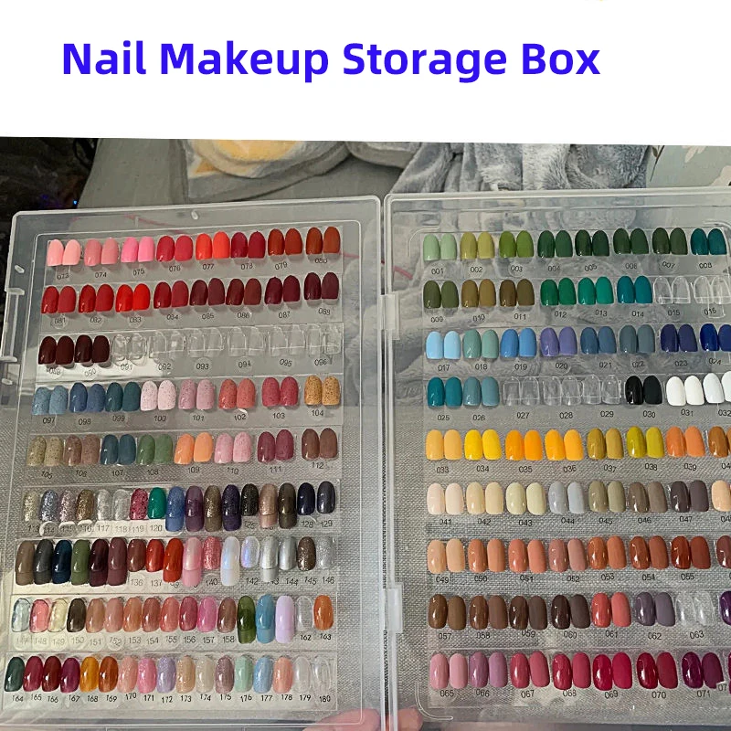 

Transparent Nail Art Empty Storage Case Box Rhinestones Gems DIY Jewelry Accessories Plastic Organizer Box Manicure Tool