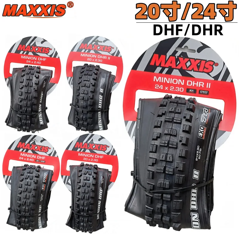 AXXIS MINIONDHF DHR Ⅱ 튜브리스 MTB 산악 자전거, 다운힐 자전거, AM/FR 자전거 타이어, M327RU, 20er, 24er