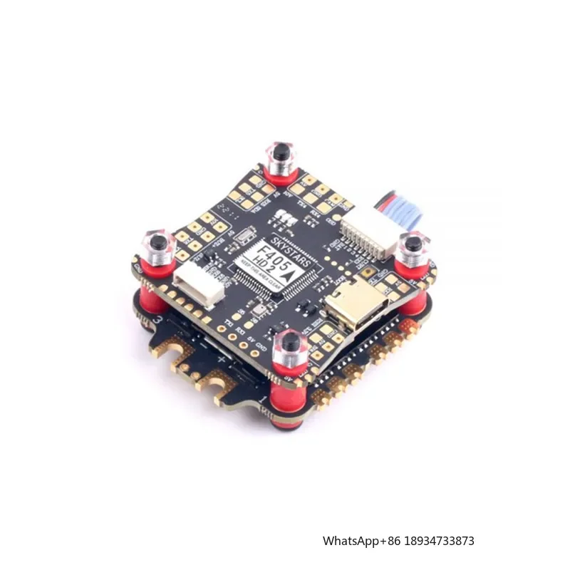 Skystars F405 HD4 Flight Controller 55A 4in1 ESC Stack 3-6S BMI270 Betaflight OSD Dshot600 30X30MM F405 HD2 For FPV Racing Drone