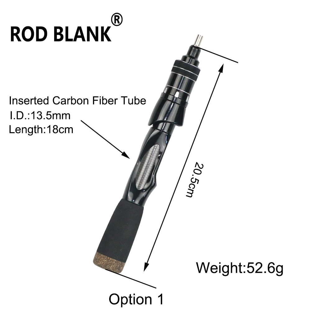 Rod Blank 1 Pc Spinning Ice Fishing Rod Handle Kit Fishing Rod Building Component Trout Fishing Rod DIY Repair Accessory