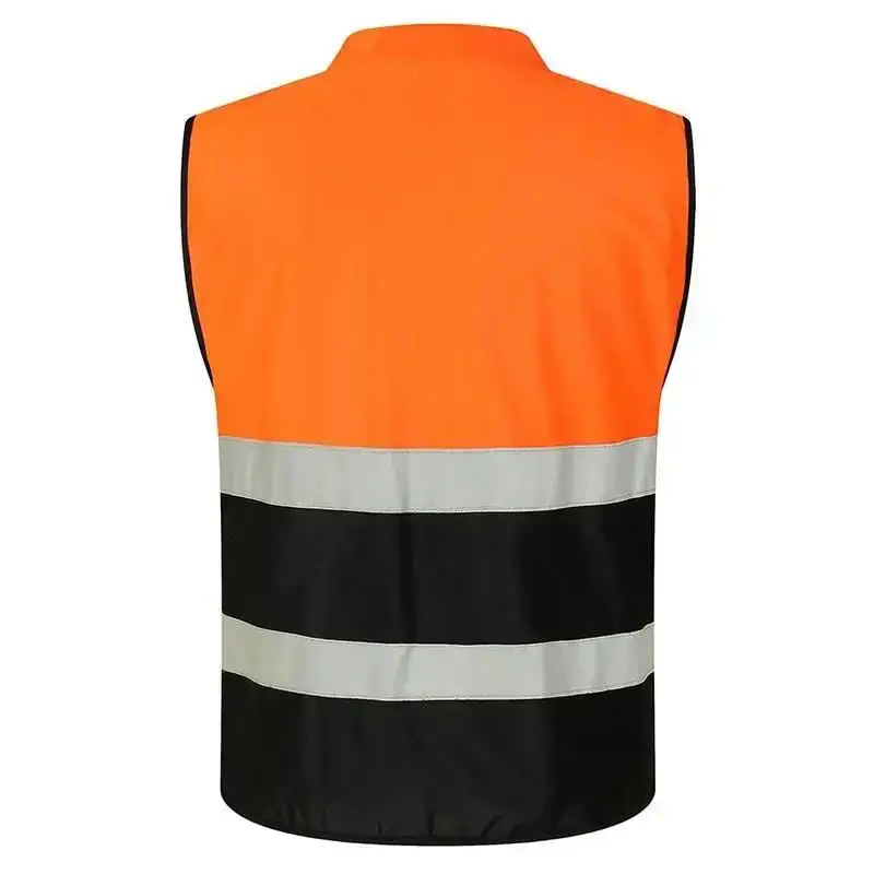 Men's Outdoor Tactical Vest Color Matching Walkie-Talkie Multiple Pockets Multi-Function Jacket Print Logo