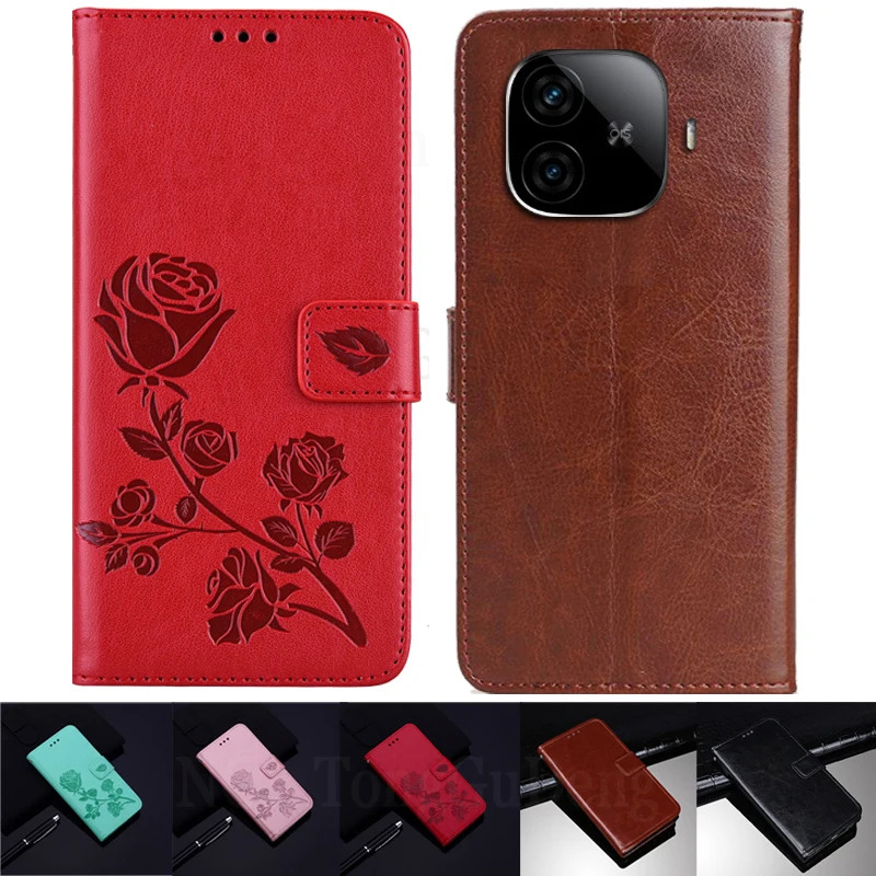 For Vivo IQOO Z9 Turbo+ Flip Magnet Stand Leather Case For Vivo iQOO Z9Turbo+ Vivo iQOO Z9Turbo Plus V2417A Cover Wallet