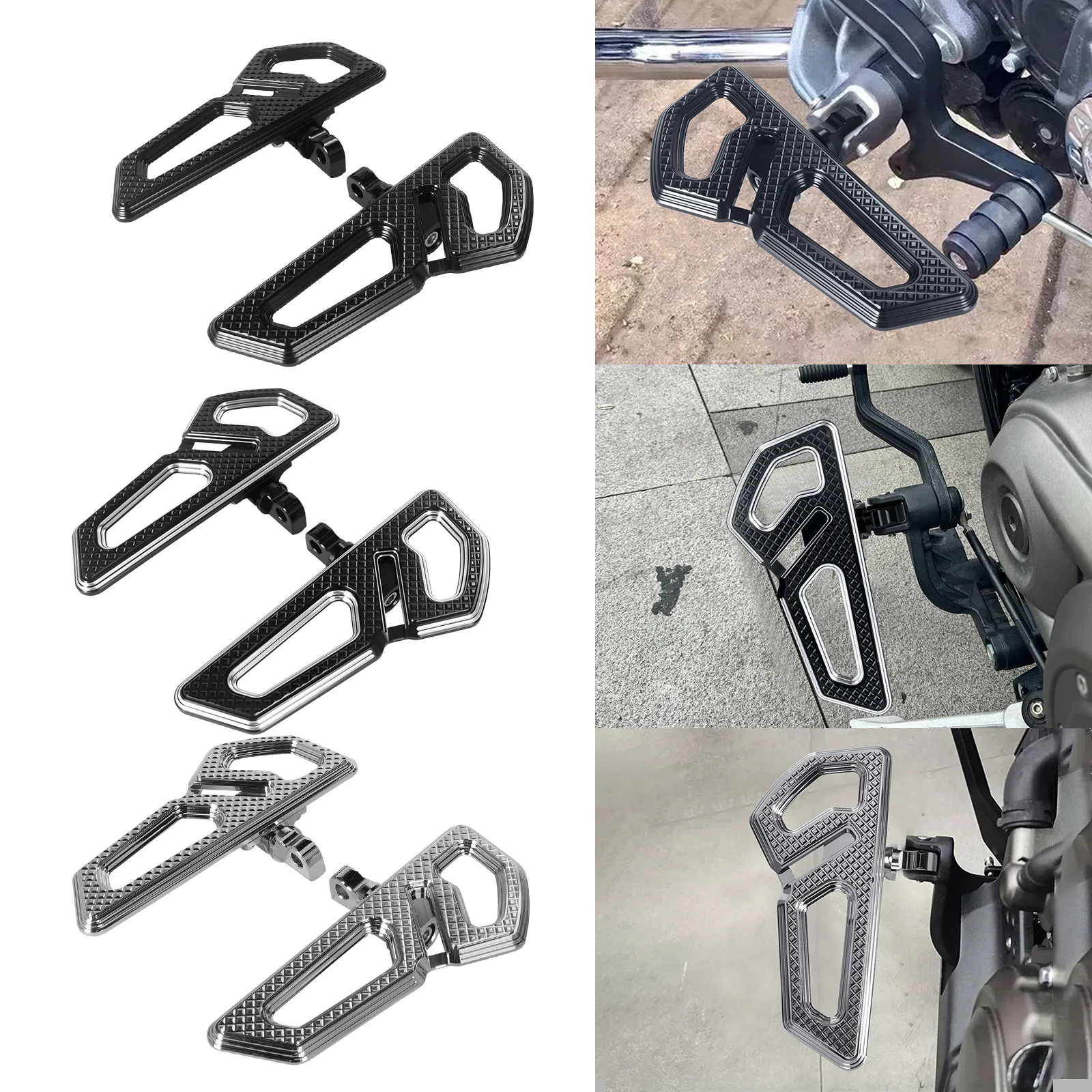 Empire Style Rear Passenger Foot Pegs CNC Aluminum Modified Pedals Universal Motorcycle Accessories Fit for Ha rley