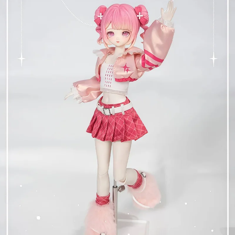 

Коллекционная кукла E-Alike Girl Group Series BJD, масштаб 1/8, ручная работа, подвижная, модная, для декора рабочего стола, подарок на день рождения