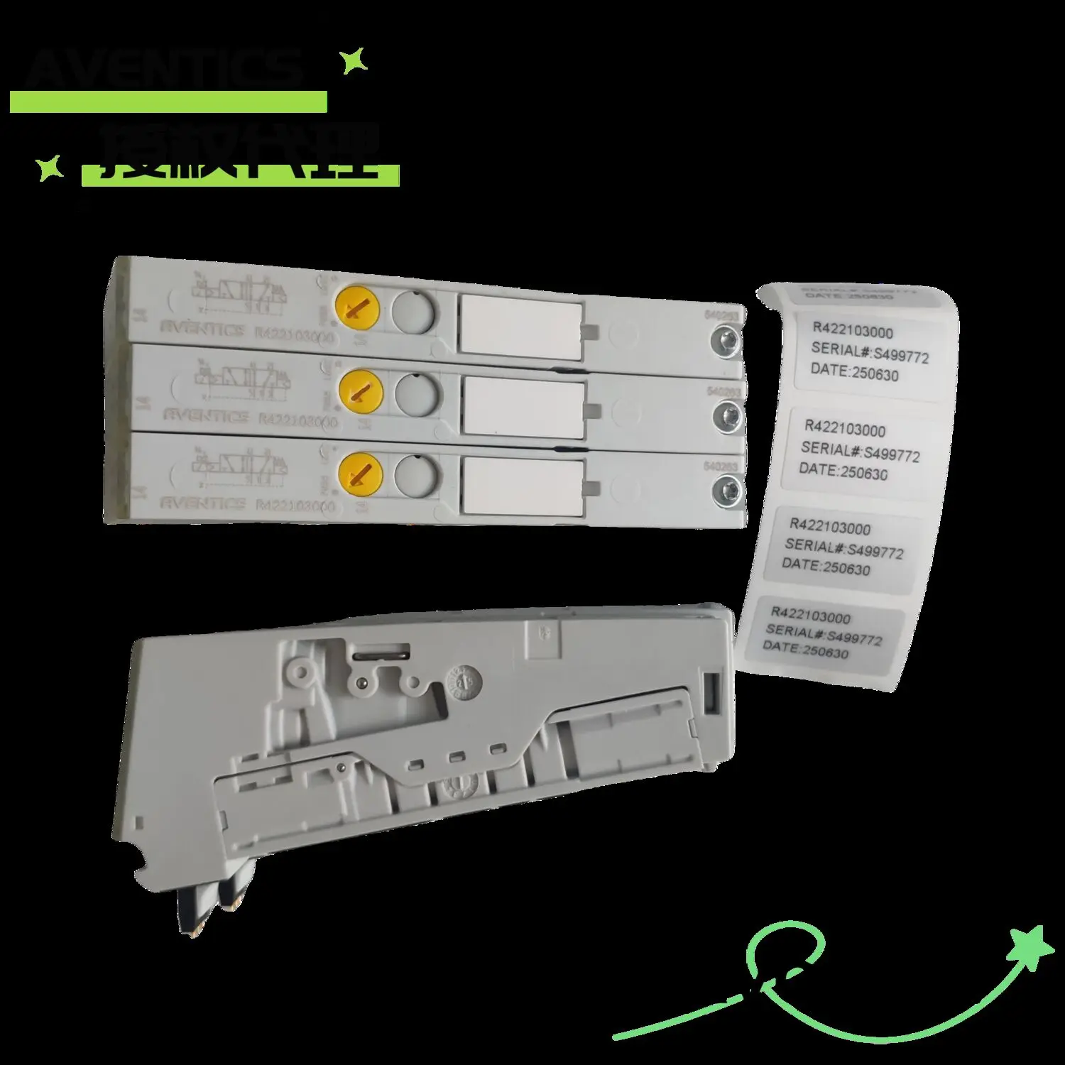 AVENTICS Valve Plates, Including Models R422103000, R422103003, R422103006, And R422102536
