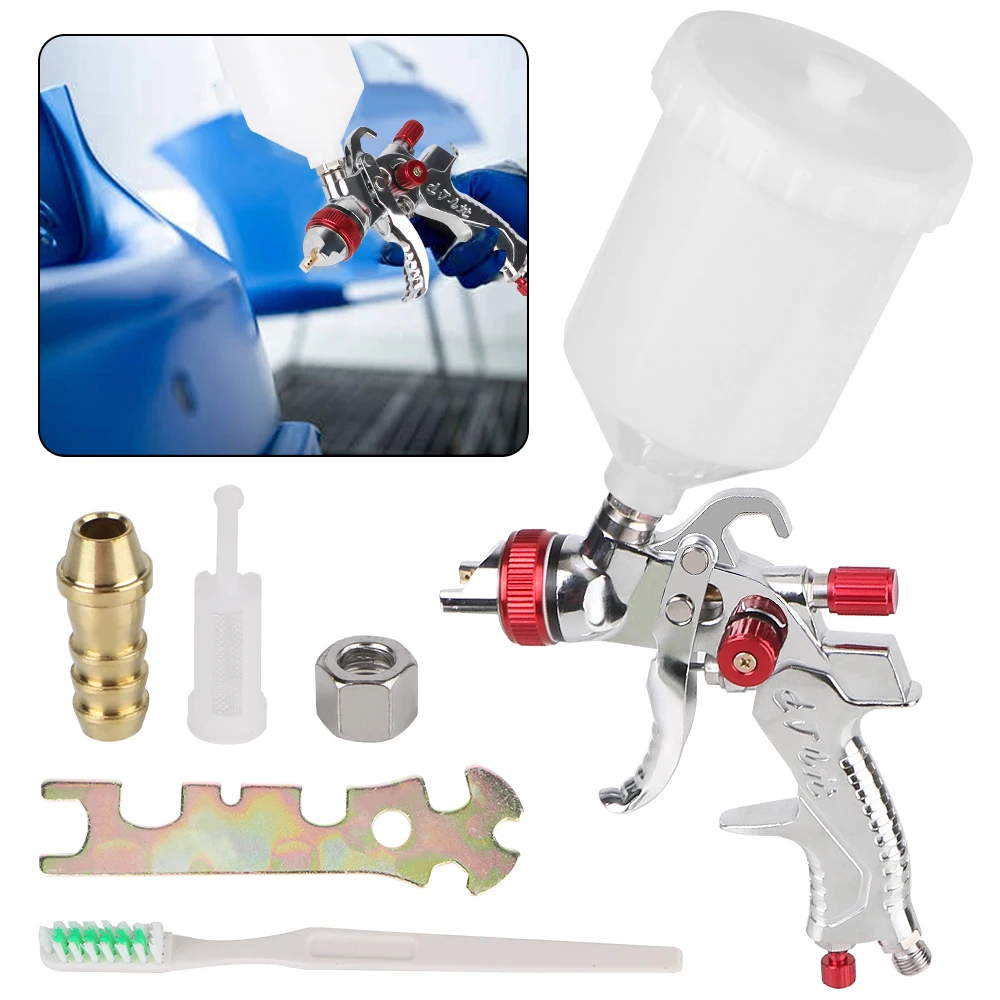 Sheet Metal Repair Pneumatic Sprayer Auto Car Paint Spray Gun Set Anti-Rust Paint Sprayer Air High Atomization Handle Spray Tool