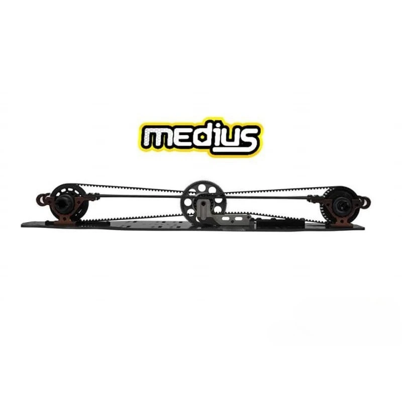ARROWMAX XRAY T4 (2017-2019) Mid-Motor Conversion Kit – Motor Mount Full Chassis Upgrade Set for 1/10 RC Touring Car Racing