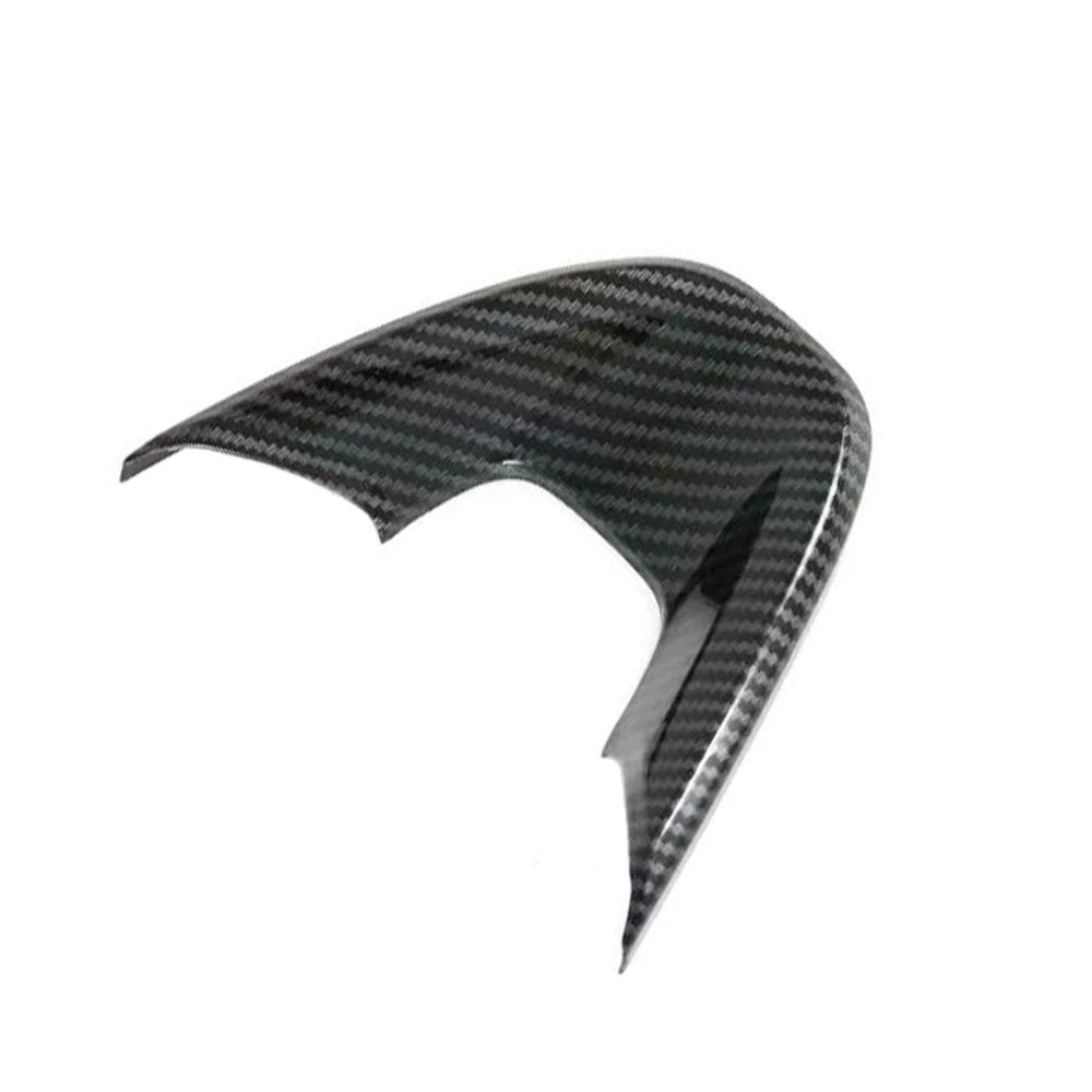 1pc Carbon Fiber Car Steering Wheel Bottom U Shape Cover Trim for Hyundai Venue 2019-2020