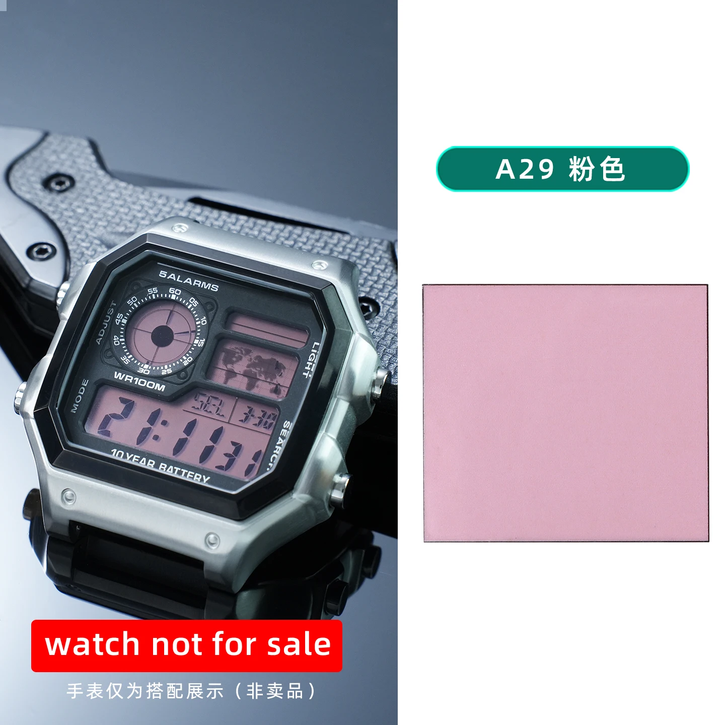 38 verschiedene Farbwechsel-Aufkleber für Display-Bildschirme, DIY HD-Folienaufkleber im Ins-Stil für Casio AE1200 AE1300
