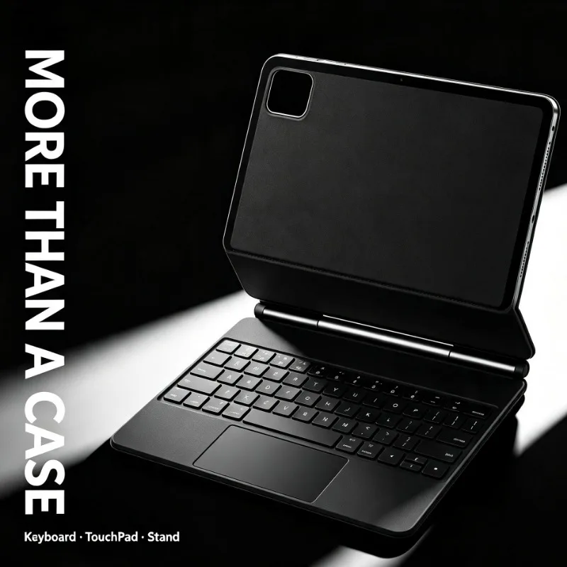 Tablet Protective Folio With Wireless Keypad For Xiaomi Pad 8 Pro 11.2 Inch Mi Pad 7 Pad 8 Adjustable Stand Case
