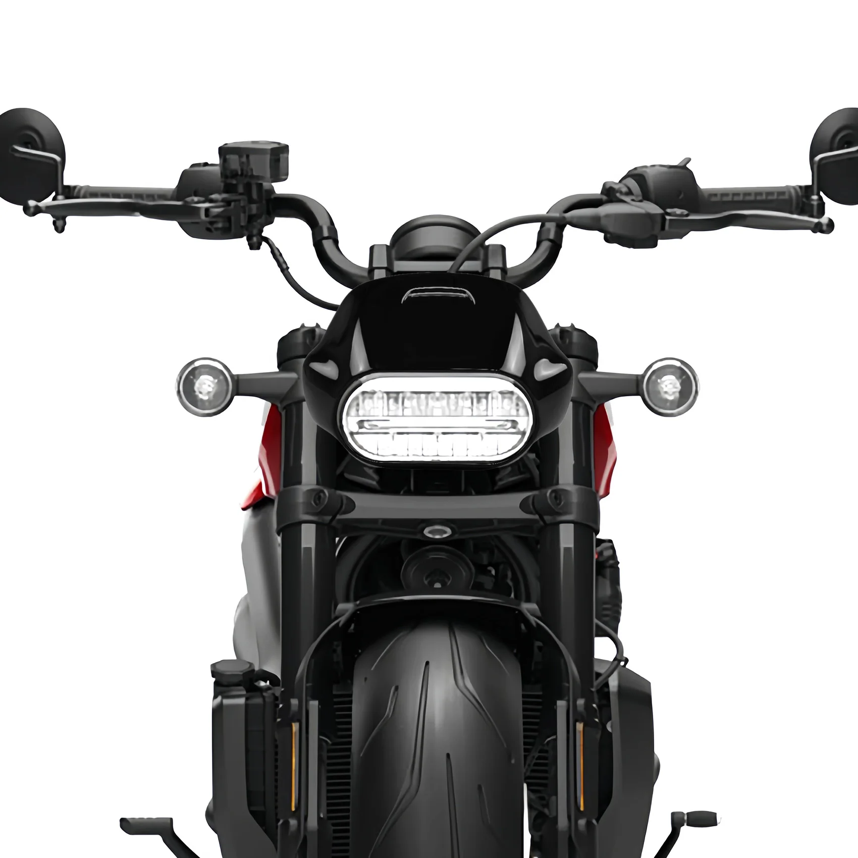 Gloss Black Front Headlight Fairing For Harley Sportster S RH1250S 2021-2025 Motorcycle
