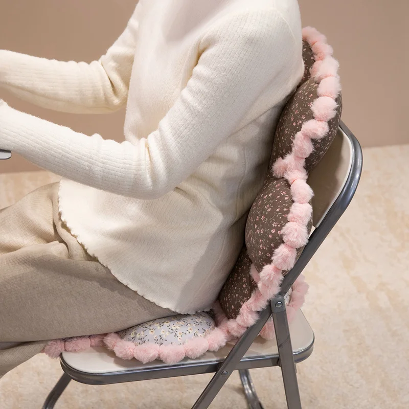 50 cm Blumenkissen Mädchen Prinzessin Gefälligkeiten Blumen Weiche Gefüllte Plüsch Stuhl Sitzmatten Auto Warmes Kissen Sofakissen Für Wohnkultur