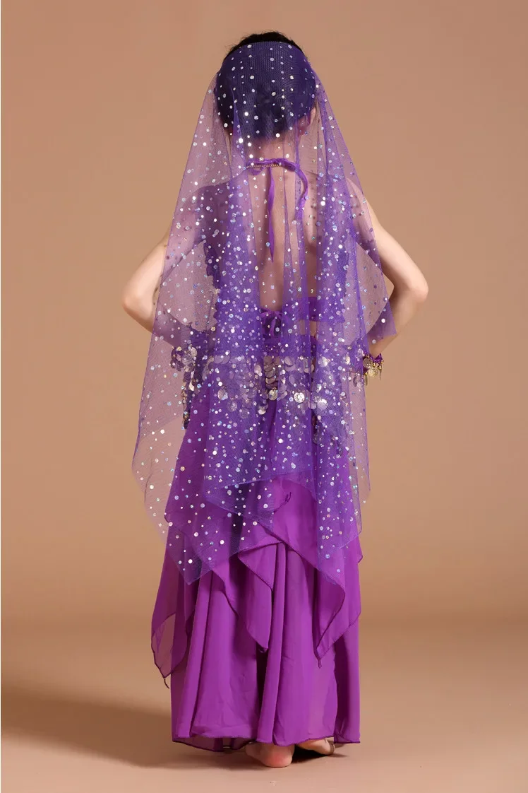 5-częściowy zestaw strojów do tańca brzucha, indyjski strój, ręcznie robione stroje do tańca brzucha dla dzieci, stroje do występów bollywoodzkich dla dziewczynek