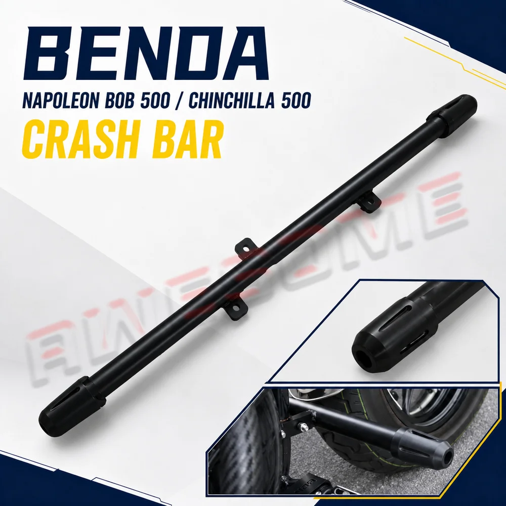 Straight-Bar Crash Guard For BENDA NAPOLEON BOB 500 CHINCHILLA 500