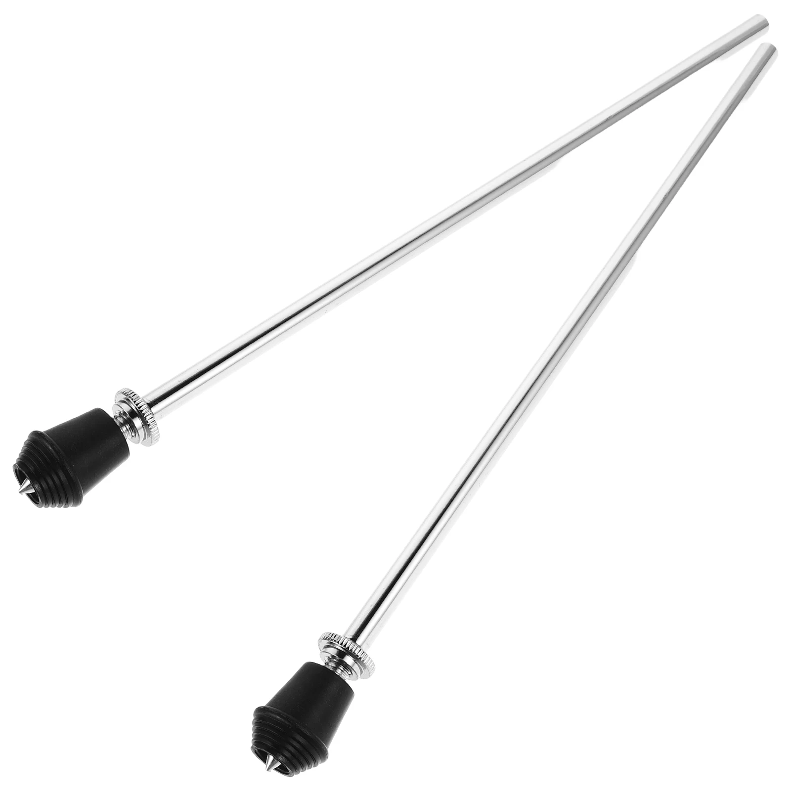 

2 Pcs Drum Kit Double Tom Holder Bass Spurs 152477006x (39cm) Instrument Snare Stand Legs Regulator