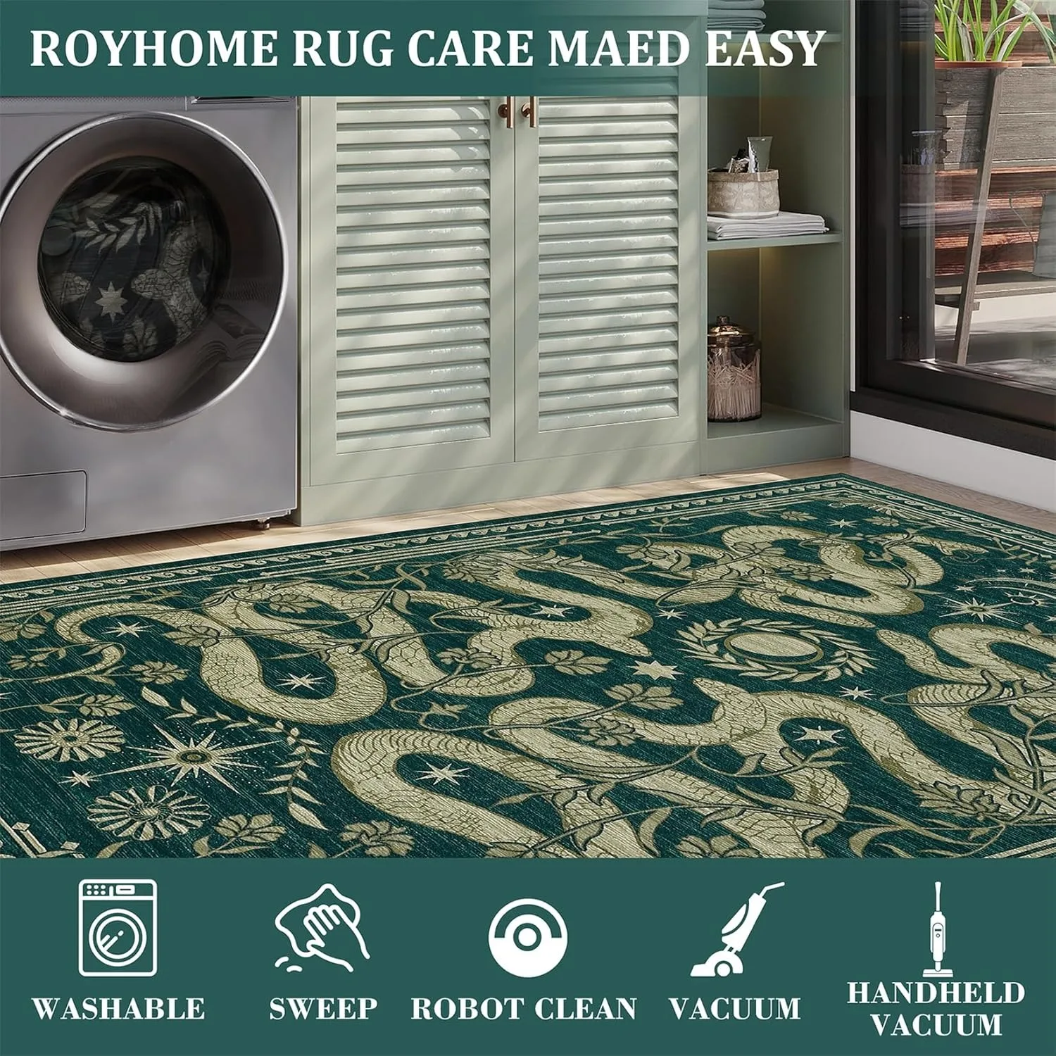 Gangtapijt Runner Rug Groen Ma - Home Decor Online Free recensie en prijs