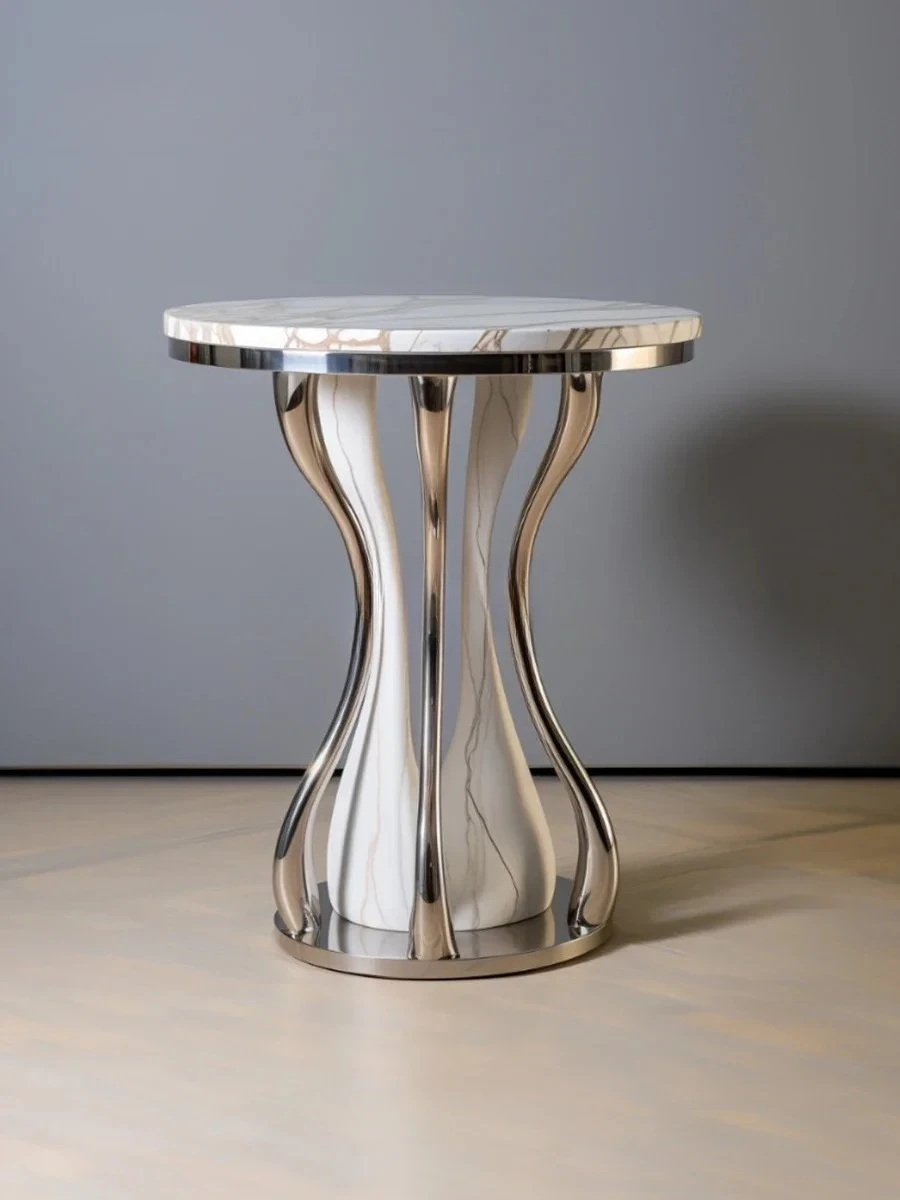 ss CSimple modern corner table Italian light luxury coffee table minimalist marble small side table household