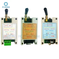 433MHz 868MHz Wireless Lora Data Transmission DTU RS232 RS485 Converter Long Distance Wireless Digital Radio Modem