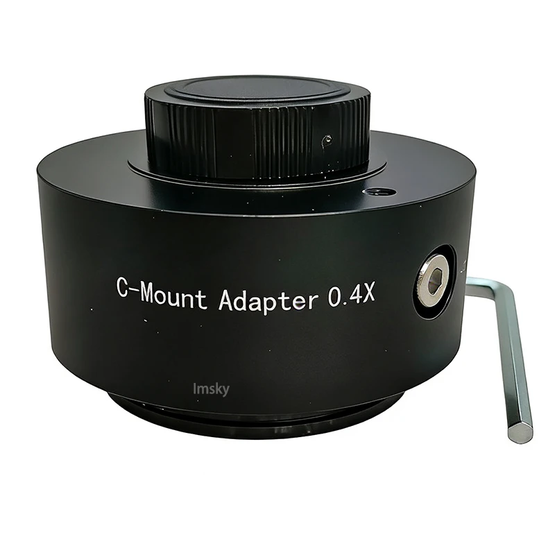42mm-to-c-mount-04x-focusable-lock-microscope-c-mount-adapter-trinocular-reduce-lens-ccd-camera-adapter-for-olympus-microscope