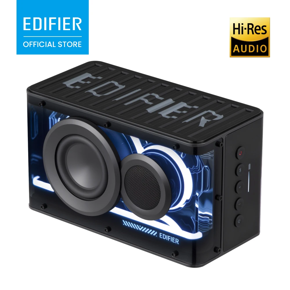EDIFIER QD25 25W Haut-parleur Bluetooth portable Audio haute résolution Bluetooth 6.0 Autonomie de 15h Effets lumineux RGB Appairage stéréo Contrôle par application EDIFIER QD25 25W Haut-parleur Bluetooth portable Audio haute résolution Bluetooth 6.0 Autonomie de 15h Effets lumineux RGB Appairage stéréo Contrôle par application