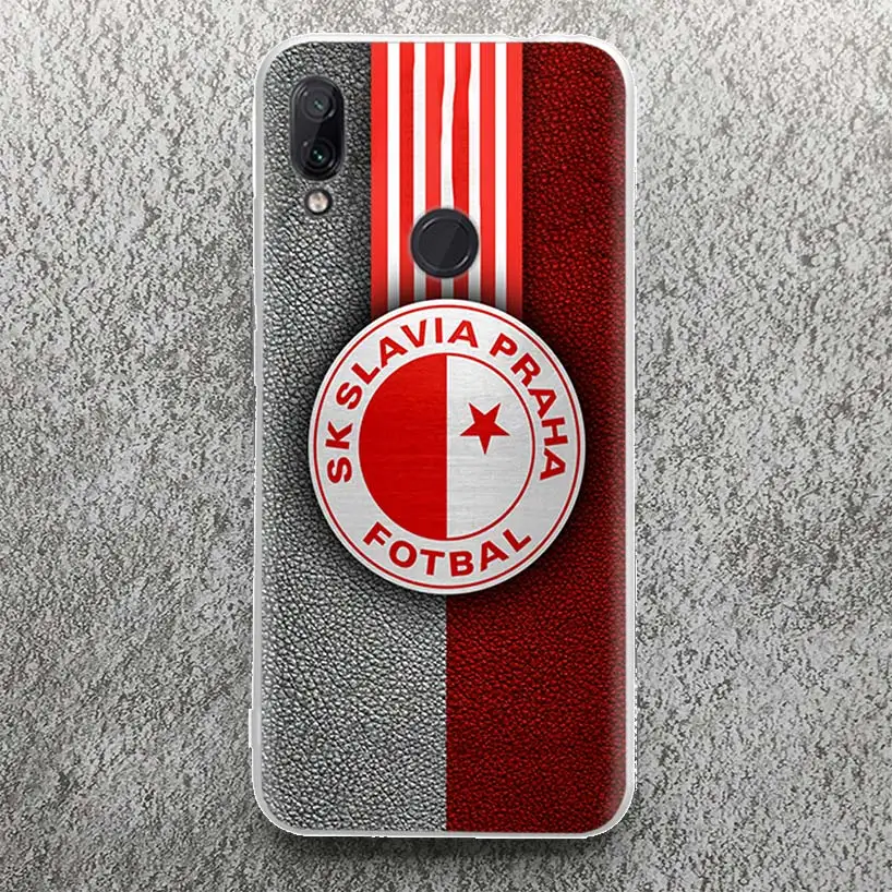 Sk Slavia Praha Czech Republic Phone Case For Xiaomi Redmi 9 9A 9C 9T 10 10A 10C 12 12C 8 8A 7 7A 6 6A S2 K20 K40 Pro Soft Silic