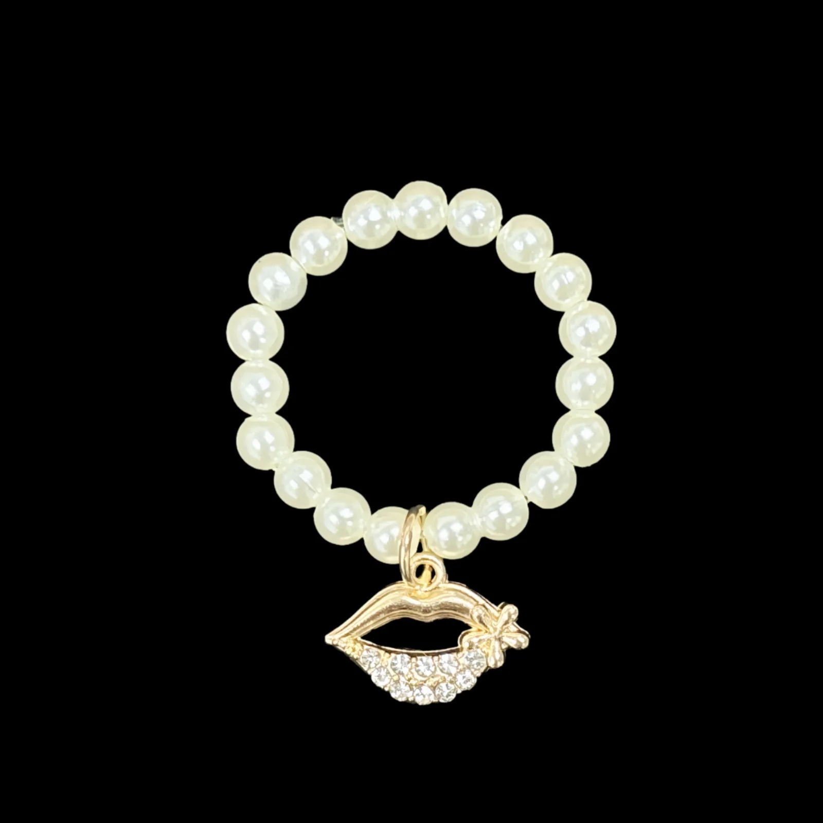 

Exquisite Little Gift Pearl Necklace Accessories For 10cm Mini Labubu 4.0 Lip Crown Butterfly Design Accents