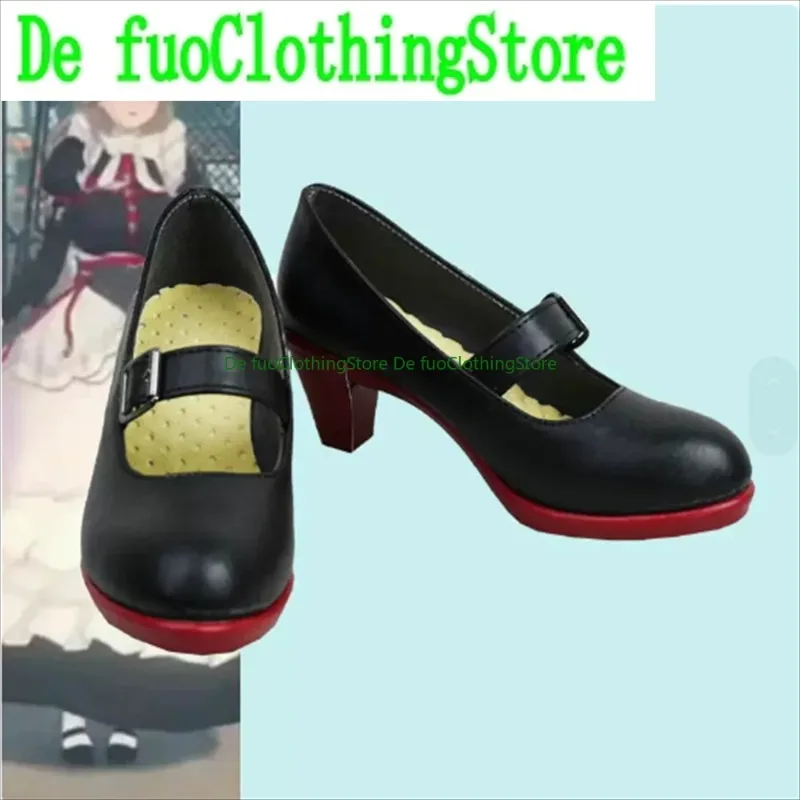 Defuo alexandrina sebapane zenless zona zero cosplay sapatos jogo anime jogo rpg festa de halloween adereços sapatos botas