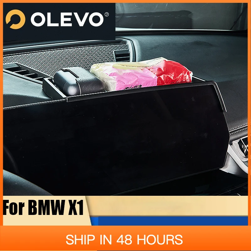 New For BMW X1 U11/U12 2023 2024 rear storage box of central control screen car interior storage accessories increase storage sp