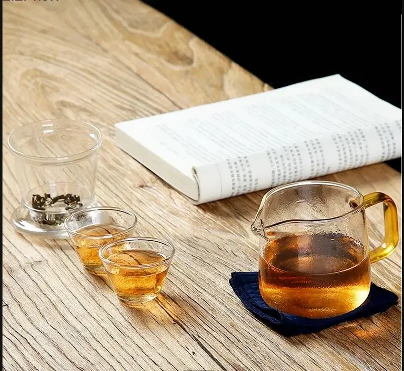 

Glass Kung Fu Tea Set Portable Travel Outdoor Making Utensils Afternoon Sets Tools Home Teaware