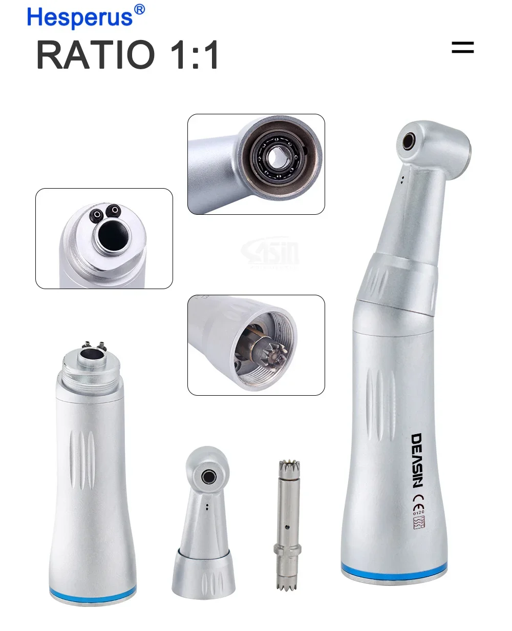 

Den tal Inner Water Spray Spray Contra Angle Handpiece Push Button for E type motor Low Speed Handpiece