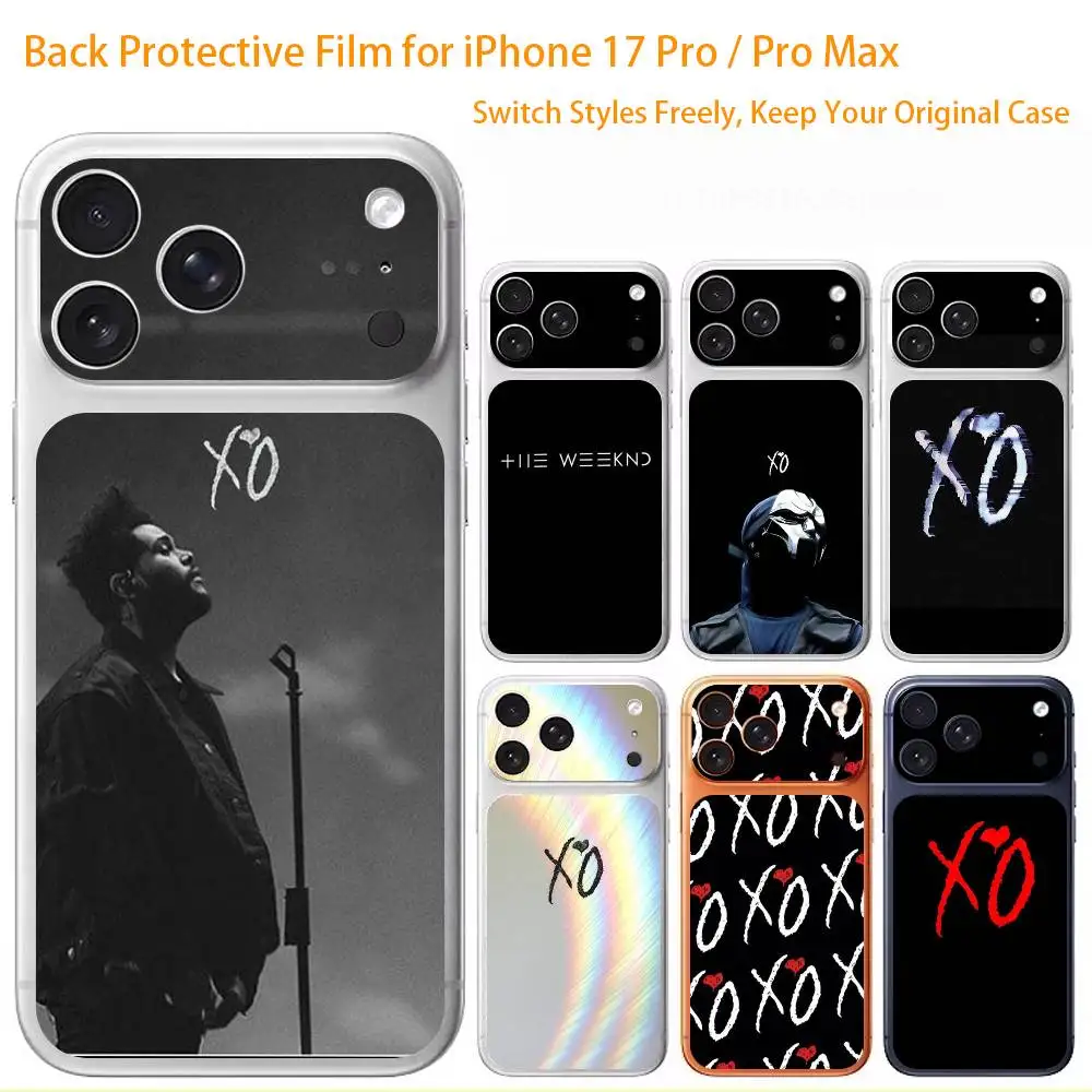 

The Singer W-Weeknd For IPhone 17 Pro 17 Pro Max Full Body Skin Decal Max Color Rear Protective Sticker