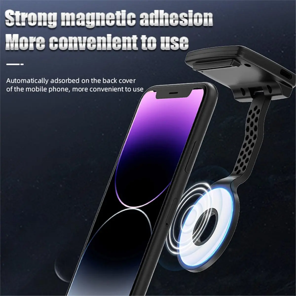 Portable Magnetic Mobile Phone Night Reading Eye Protection Lamp Foldable Phone Flash Light image 5