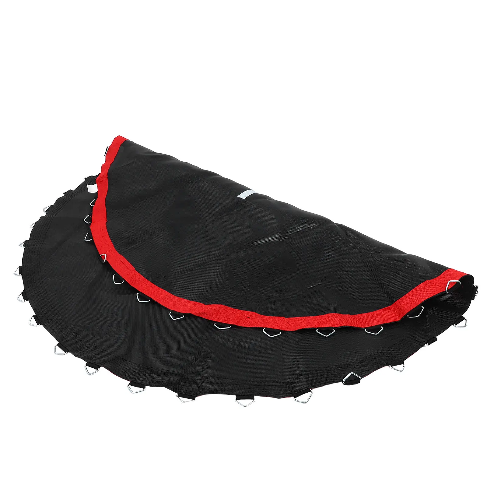 High Elastic Trampoline Replacement Mat 48 Inch Round Black Jumping Pad For Indoor Outdoor Use Durable Bounce Netting